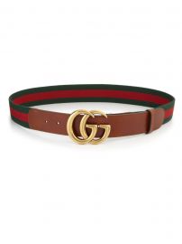 GG Webbing Belt at Saks Fifth Avenue